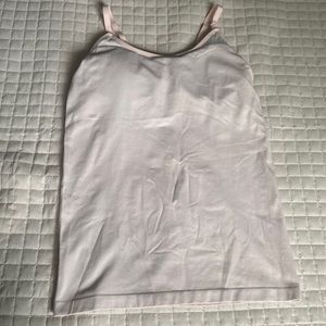 Nursing tank top sz med, blush pink